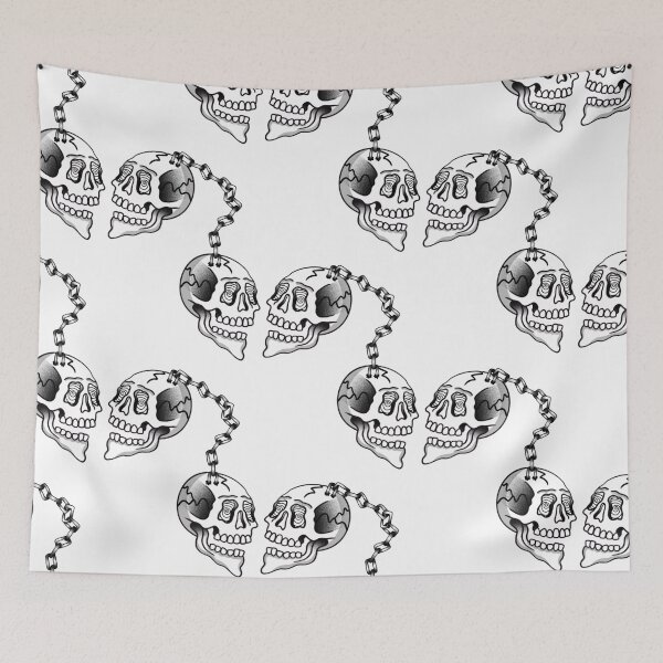 Item preview, Traditional Tattoo Inspired Chained Skulls  designed and sold by gabbynrodriguez.