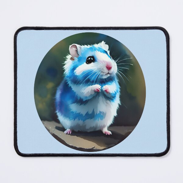 Item preview, Blue Hamster Watercolor designed and sold by Aww_To_Z Animals.