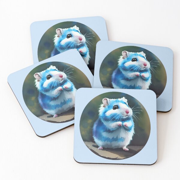 Item preview, Blue Hamster Watercolor designed and sold by Aww_To_Z Animals.