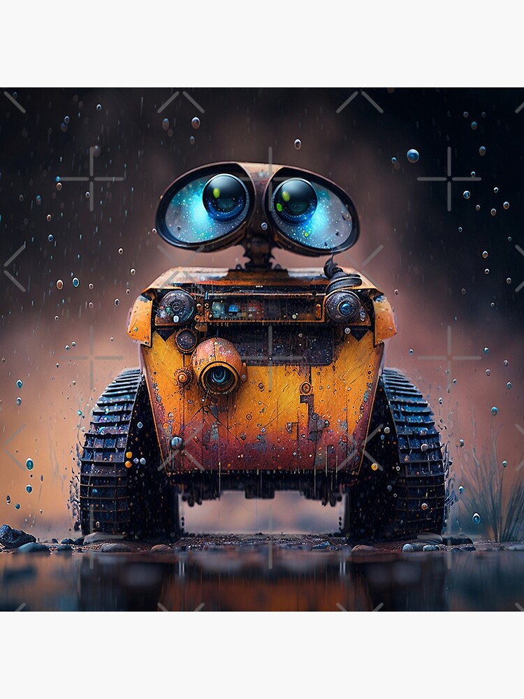 Wall-E and Eve canvas painting, 10x10, Brand new, Disney themed