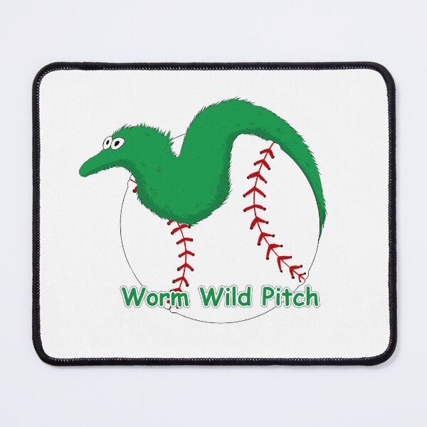 Item preview, Baseball Worm on a String (Green) designed and sold by SharpArtemis.
