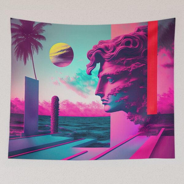 Item preview, Antique Dreams: A Vaporwave Exploration of Nostalgia and Aesthetics designed and sold by Mullet Monkey.