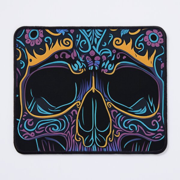 Item preview, Day of the Dead Colorful Sugar Skull  designed and sold by ArtsyWishesShop.