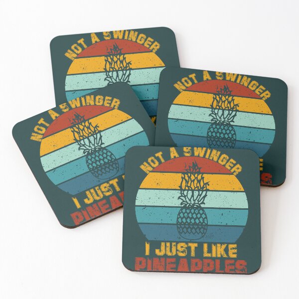 Item preview, Not A Swinger I Just Like Pineapples Active  designed and sold by Kyleencurry.