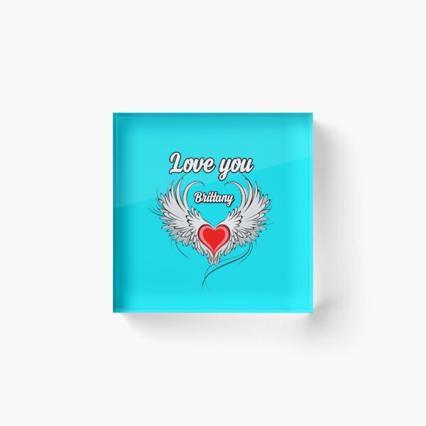 Item preview, Love you brittany designed and sold by Dido-shop-art ⭐⭐⭐⭐⭐.
