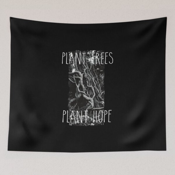Item preview, Plant Trees Plant Hope - Black Save The Planet Design designed and sold by Mitch616Art.
