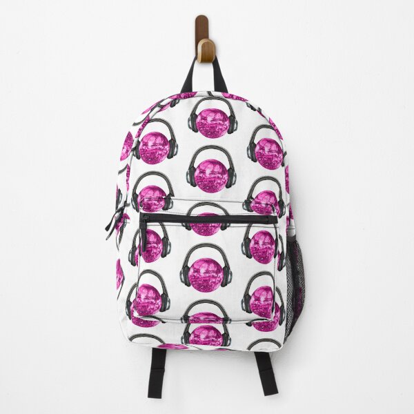 Item preview, Pink Disco Ball with Headphones designed and sold by Deborah Camp.