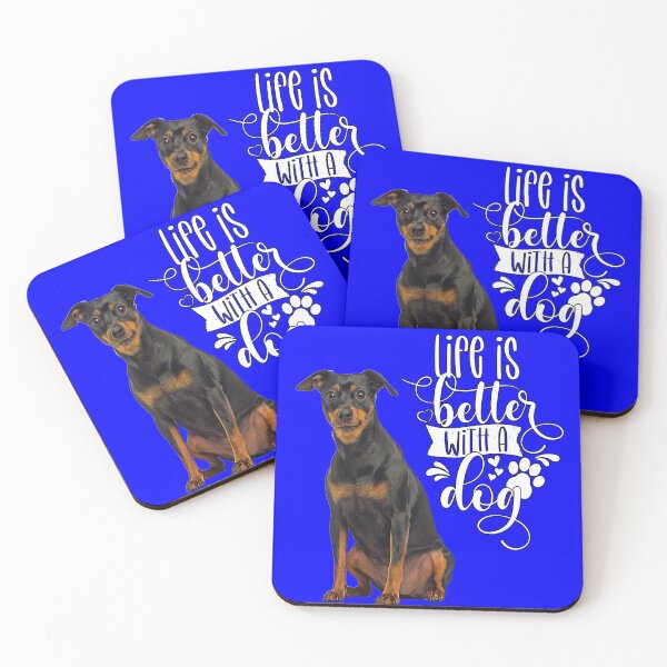 Item preview, Doberman Miniature Pinscher Dog Owner Life Is Better With A Dog designed and sold by fantasticdesign.