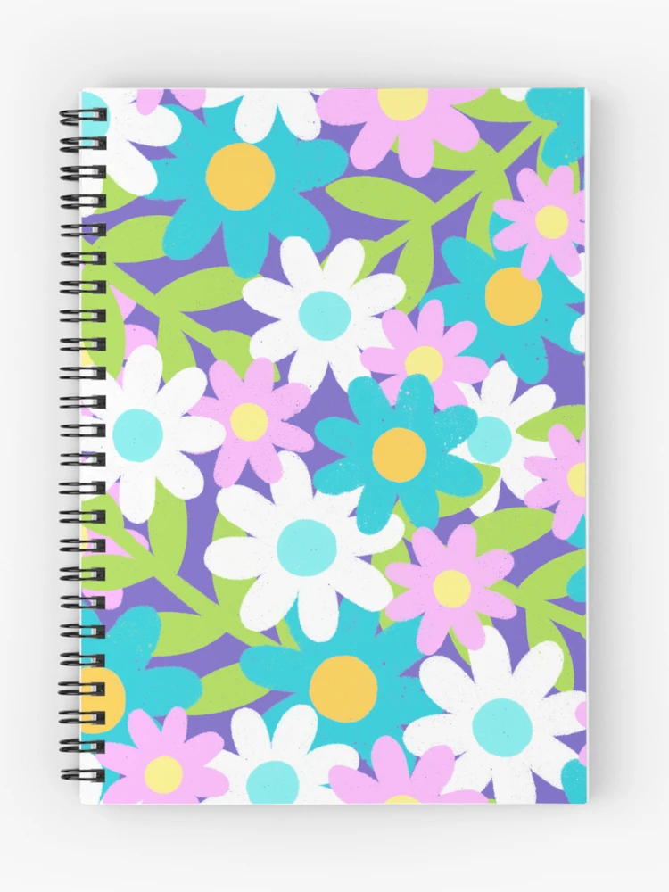 Thumbnail 1 of 3, Journal, Spring Flower Pattern designed and sold by AlwaysBeColoring.