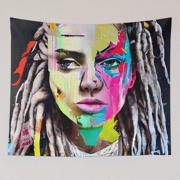 Item preview, Street Style AI Pop Art - Ai Art designed and sold by stayrad.