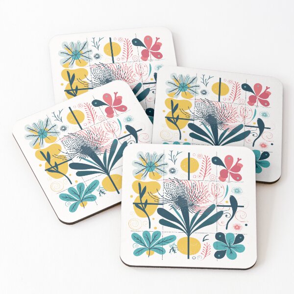 Item preview, Celebrating Nature: Intricate Plant Poster in Native Australian Motifs designed and sold by TopArtsy.