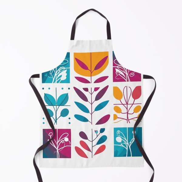 Item preview, Colorful Leaves and Floral Patterns: Contemplative Minimalist Abstractions designed and sold by TopArtsy.