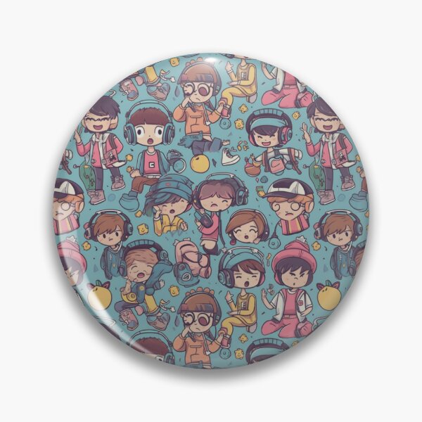 Item preview, Kawaii K-Pop - Cute K-Pop Pattern designed and sold by Reimagining  Images.