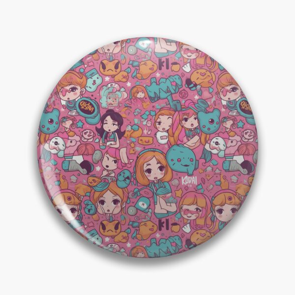 Item preview, Kawaii K-Pop - Cute K-Pop Pattern designed and sold by Reimagining  Images.