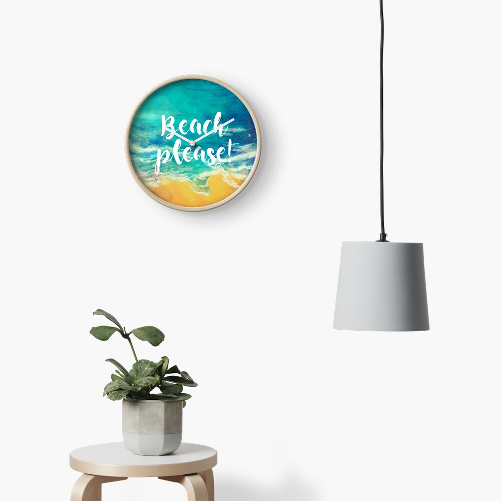 Vista previa del artículo con la obra «Reloj», diseñado y vendido por weloveboho.