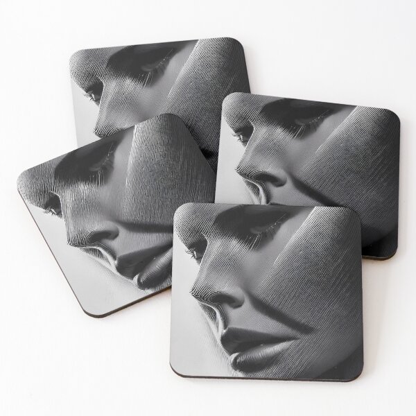 Item preview, Modern Abstract Black and White AI Art  designed and sold by stayrad.