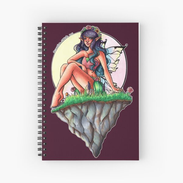 Graceful Fairy Spiral Notebook