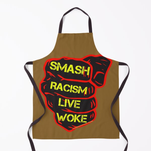 Artikelvorschau, PMD00809 Progressive Movement Designs Live Woke Smash Racism Das schwarze Protestfaust-Design zeigt, dass Sie aufgewacht sind und progressive Ziele für unabhängige Demokraten und Anhänger von Bernie Sanders unterstützen entworfen und verkauft von ProgressiveLeft.