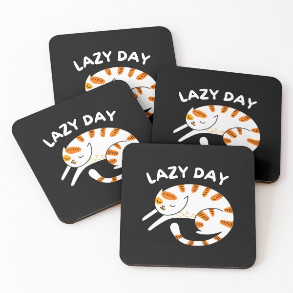 Item preview, Funny, Cat lovers, Lazy Day designed and sold by Cree8if.