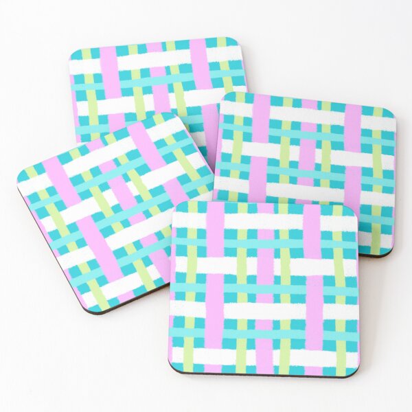 Item preview, Cute Hand Drawn Spring Plaid Pattern designed and sold by AlwaysBeColoring.