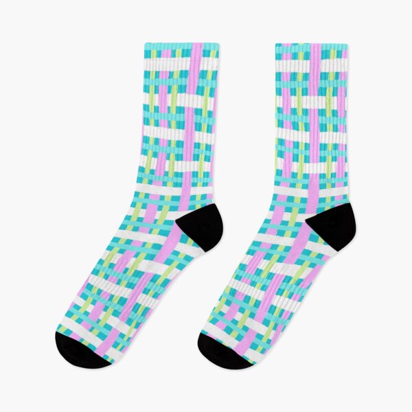 Item preview, Cute Hand Drawn Spring Plaid Pattern designed and sold by AlwaysBeColoring.