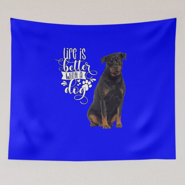 Item preview, Rottweiler Dog Owner Life Is Better With A Dog designed and sold by fantasticdesign.
