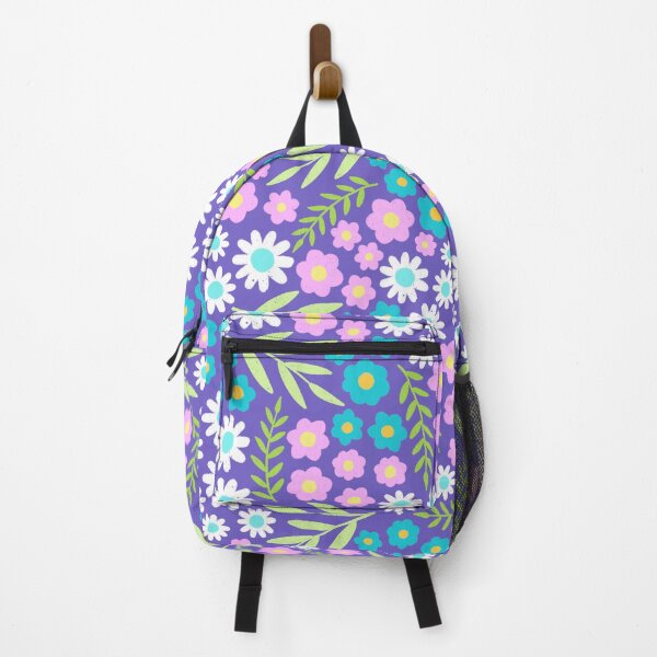Item preview, Purple Spring Flower Pattern designed and sold by AlwaysBeColoring.