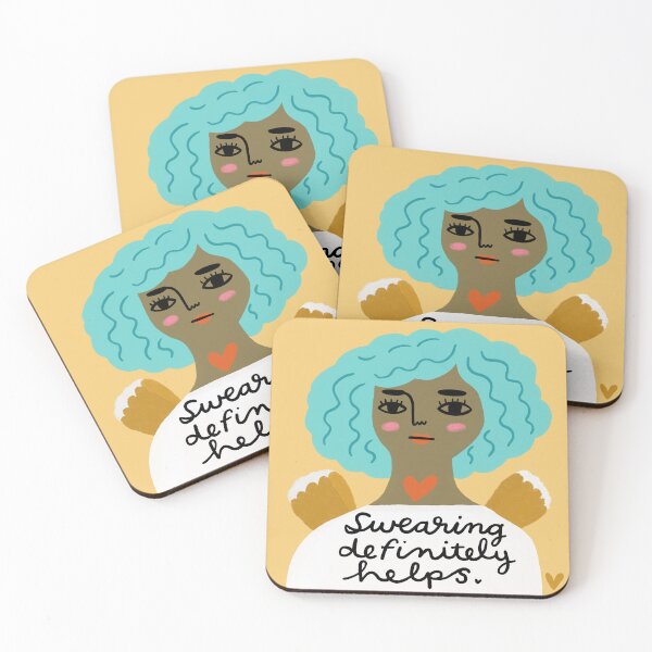 Item preview, Grumpy Angel- Swearing definitely helps designed and sold by CynthiaFxo.