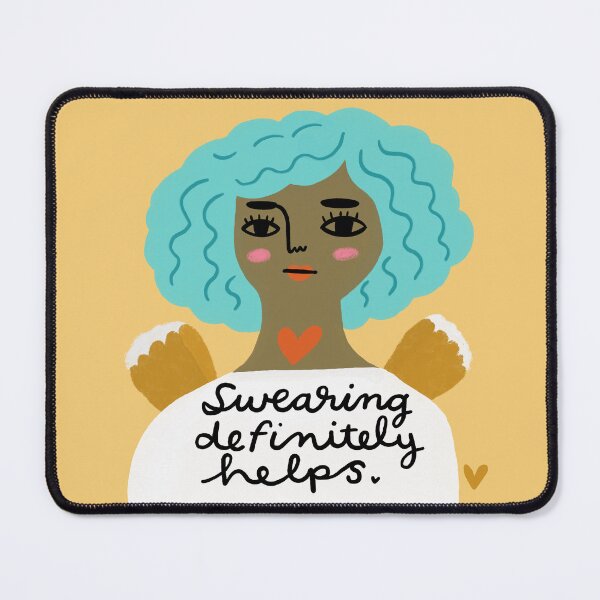 Item preview, Grumpy Angel- Swearing definitely helps designed and sold by CynthiaFxo.