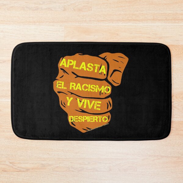 Aperçu de l'œuvre PMD00811 Progressive Movement Designs Live Woke Smash Le poing de protestation marron contre le racisme montre que vous êtes réveillé pour soutenir les objectifs progressistes des indépendants latino-démocrates et des partisans de Bernie Sanders créée et vendue par ProgressiveLeft.
