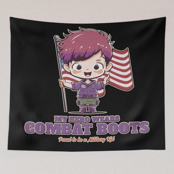 Item preview, Military Children's Month-My Hero Wears Combat Boots designed and sold by danielliamgill.