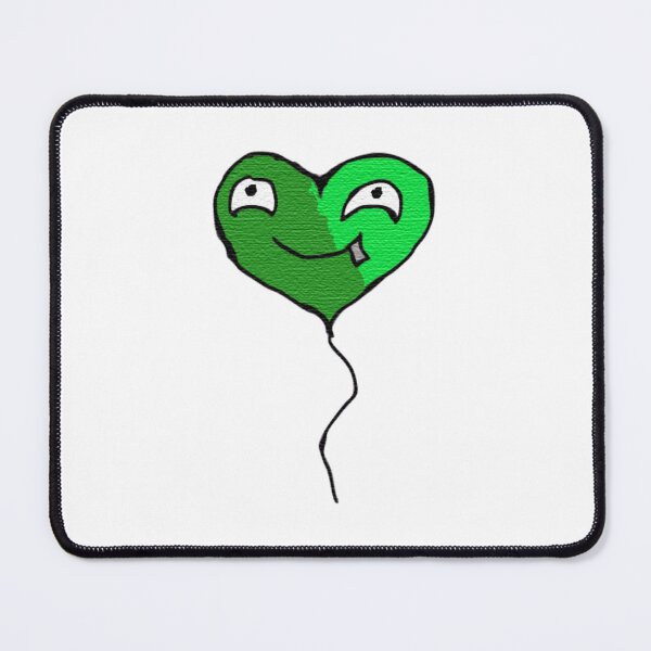 Item preview, Green Heart texture balloon designed and sold by Coffeemerc117.