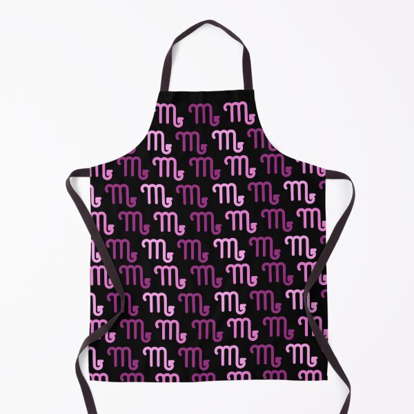 Item preview, Pink scorpio sign, astrology zodiac symbol black background designed and sold by Stéphane Thirion.