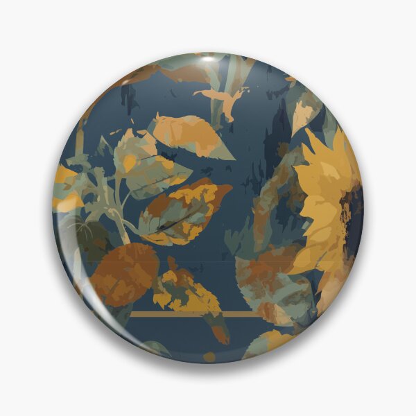 Item preview, Expressive Sunflowers: Teal & Beige designed and sold by TopArtsy.