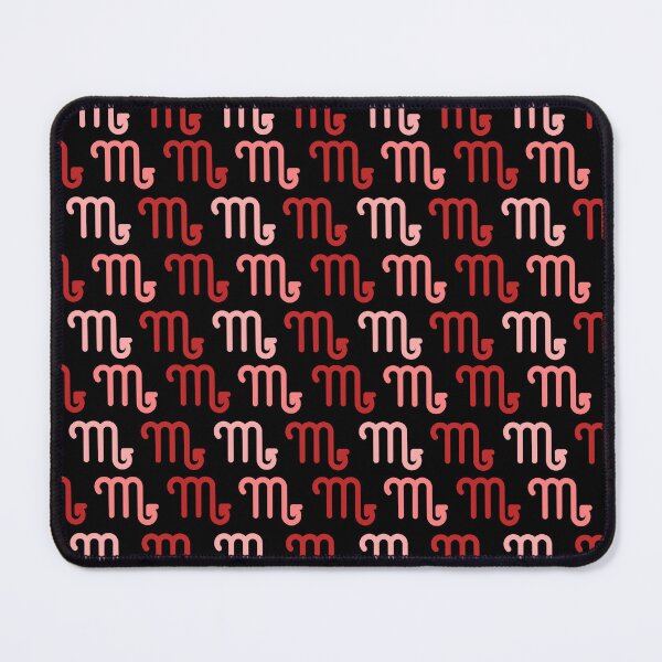 Item preview, Red scorpio sign, astrology zodiac symbol black background designed and sold by Stéphane Thirion.