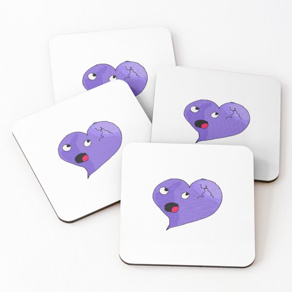 Item preview, Broken purple heart  designed and sold by Coffeemerc117.