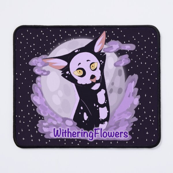 Item preview, Withering Flowers MousePad and cushion design designed and sold by UkiyoFlowers.