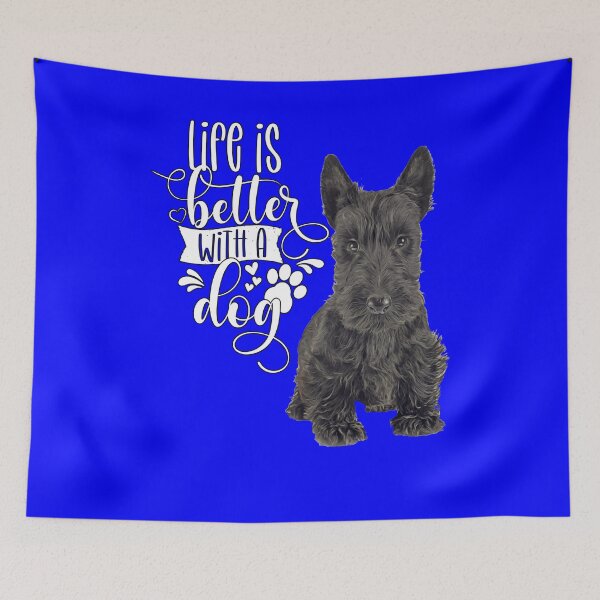 Item preview, Scottish Terrier Dog Owner Life Is Better With A Dog designed and sold by fantasticdesign.