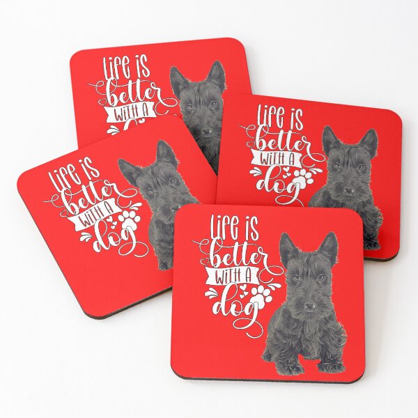 Item preview, Scottish Terrier Dog Owner Life Is Better With A Dog designed and sold by fantasticdesign.