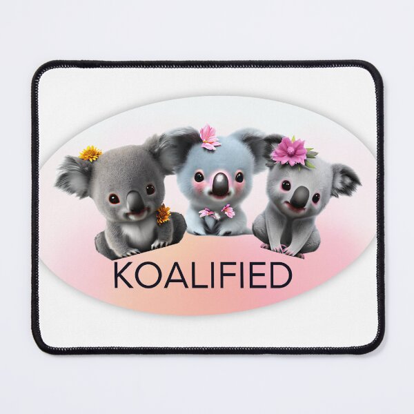 Item preview, Koalified cute baby koalas designed and sold by EdeniaArtStudio.