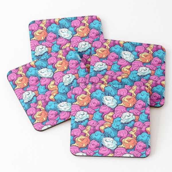 Item preview, Pattern Melted Fluffy Marshmallows Cartoon Style designed and sold by Arncil.