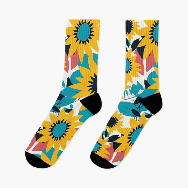 Item preview, Bold Sunflower Arrangements: Turquoise & Aquamarine designed and sold by TopArtsy.