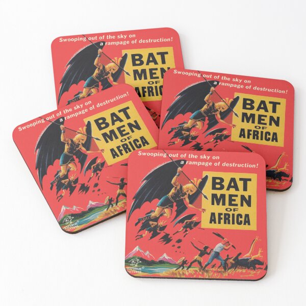 Aperçu de l'œuvre Attack of The Winged Batmen créée et vendue par DukeGroovy.