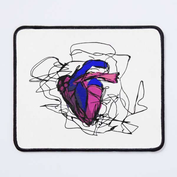 Item preview, Textured sketch heart  designed and sold by Coffeemerc117.