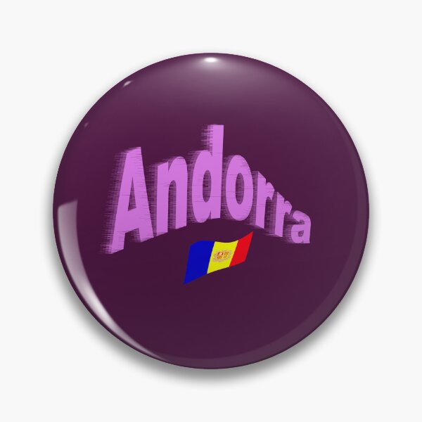 Item preview, Principality of Andorra abstract design designed and sold by lobodelnoir.