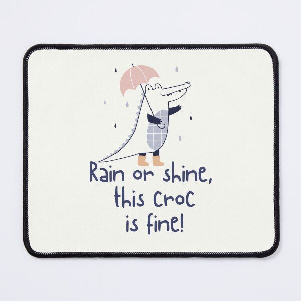 Item preview, Cute Crocodile Holding An Umbrella designed and sold by TrippyHistory.