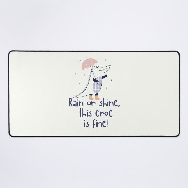 Item preview, Cute Crocodile Holding An Umbrella designed and sold by TrippyHistory.