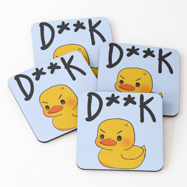 Item preview, Blue Angry duck designed and sold by xthingsandstuff.