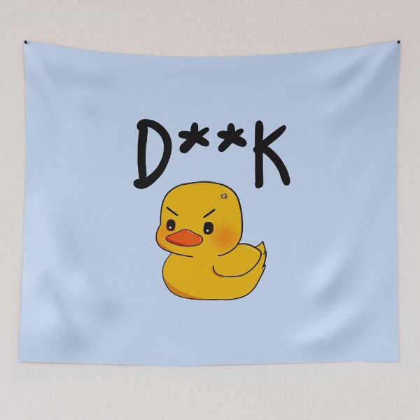 Item preview, Blue Angry duck designed and sold by xthingsandstuff.