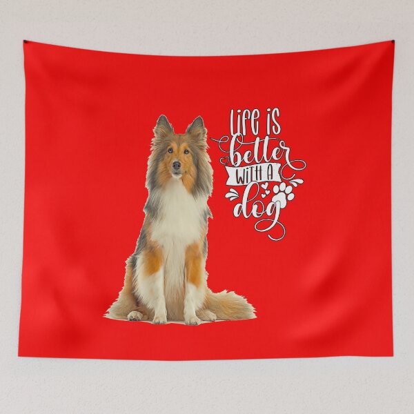 Item preview, Sheltie Collie Dog Lovers Life Is Better With A Dog  designed and sold by fantasticdesign.
